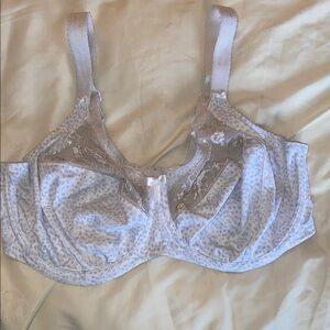 Elomi Sheer Lace White Blaconette Bra